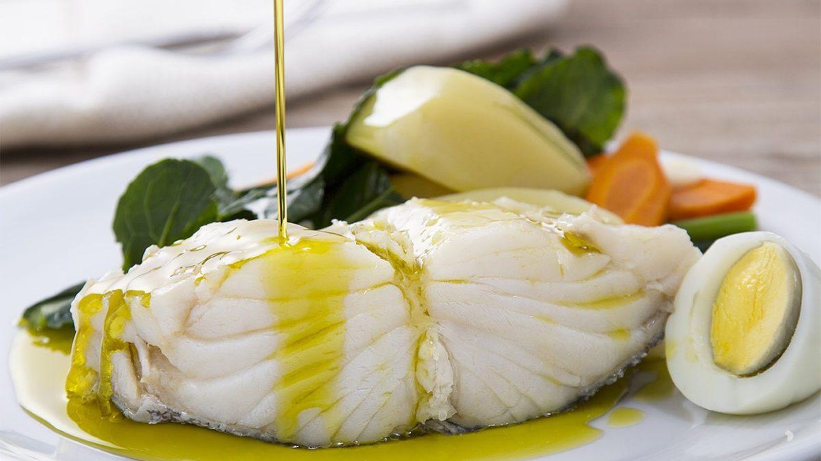 Un deliciosa plato de Bacalao