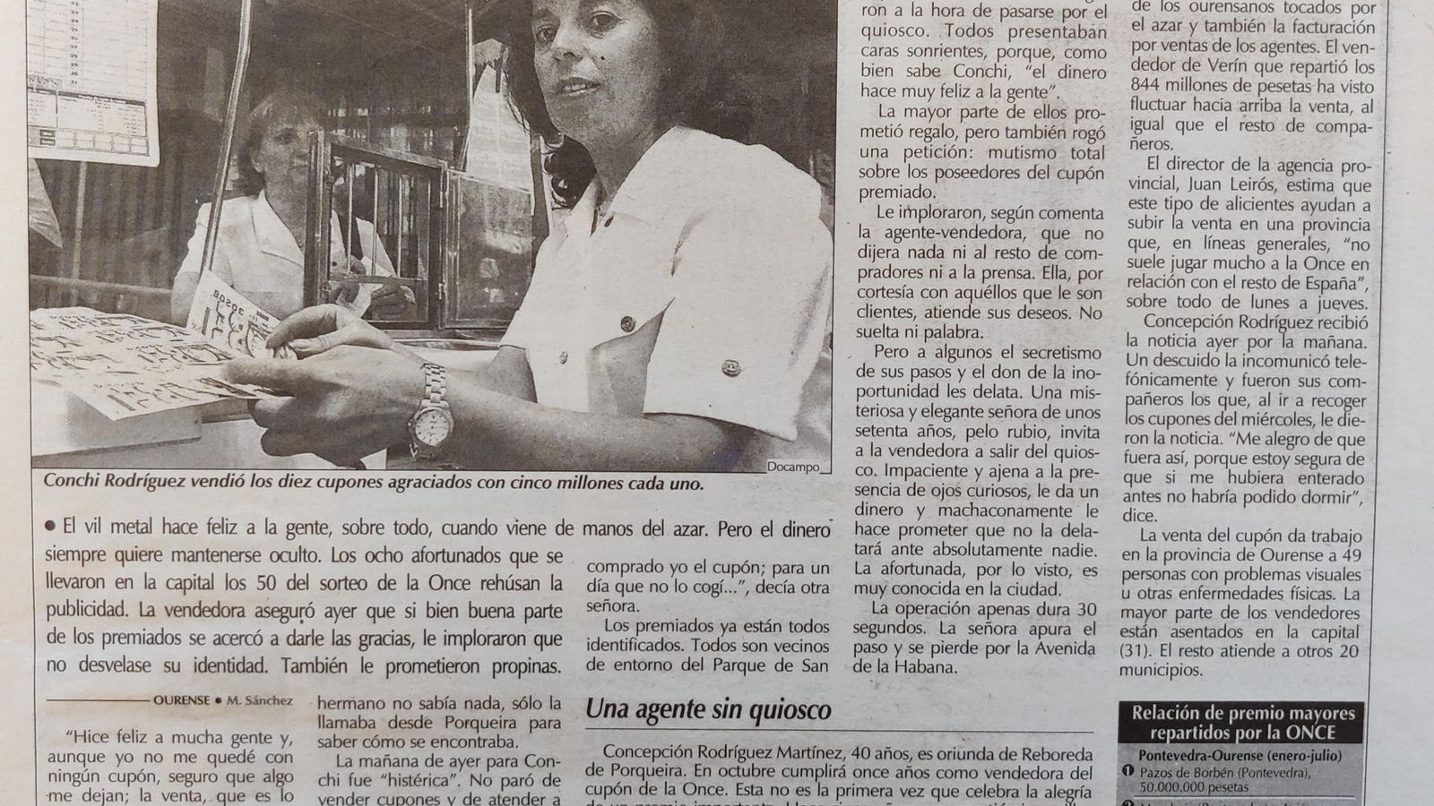 Noticia de La Región.