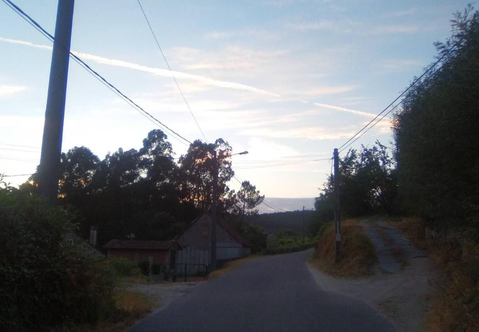 Zona de la parroquia de Entenza, en Salceda de Caselas.