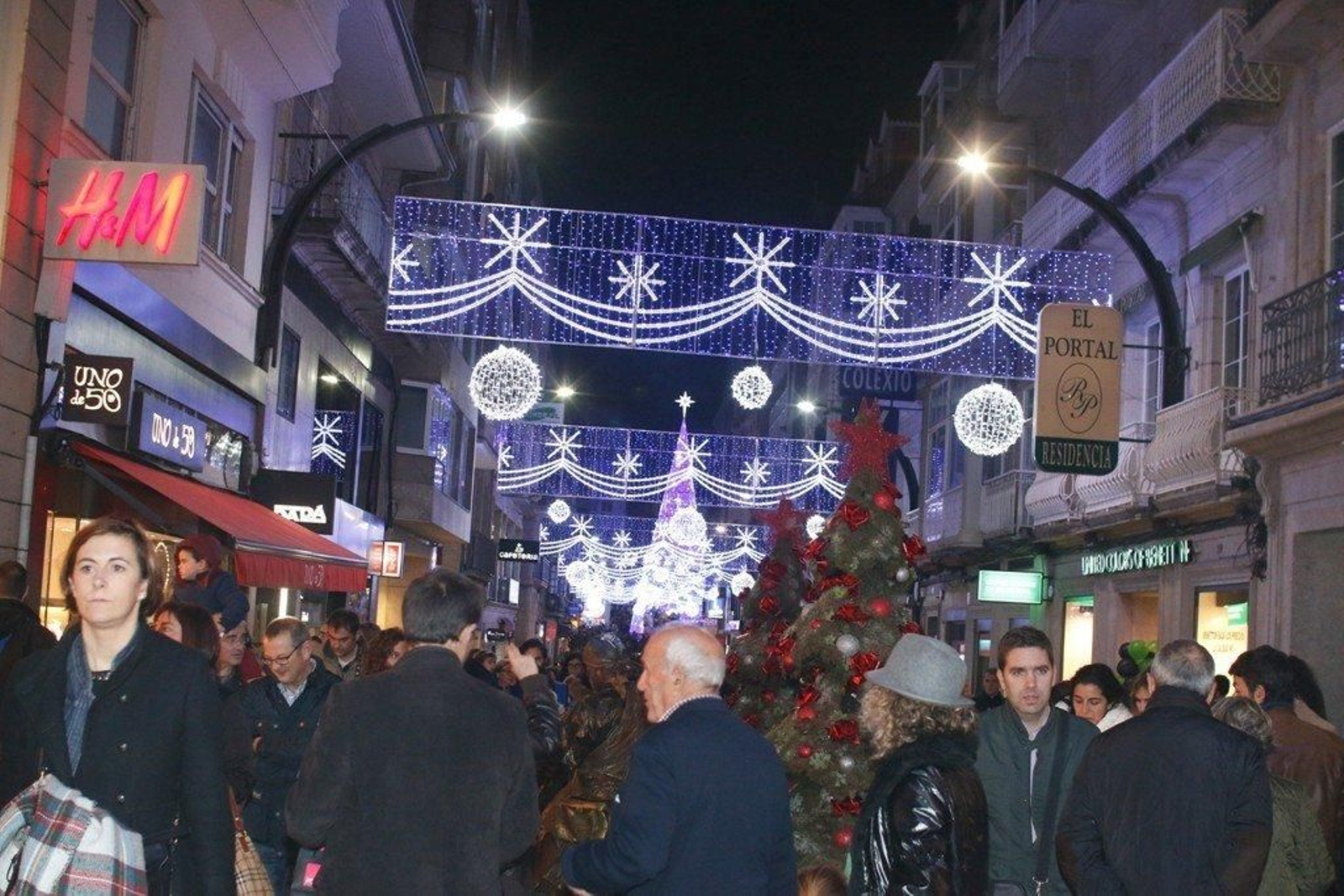 Encendido de las luces de Navidad Foto JV Landín 252