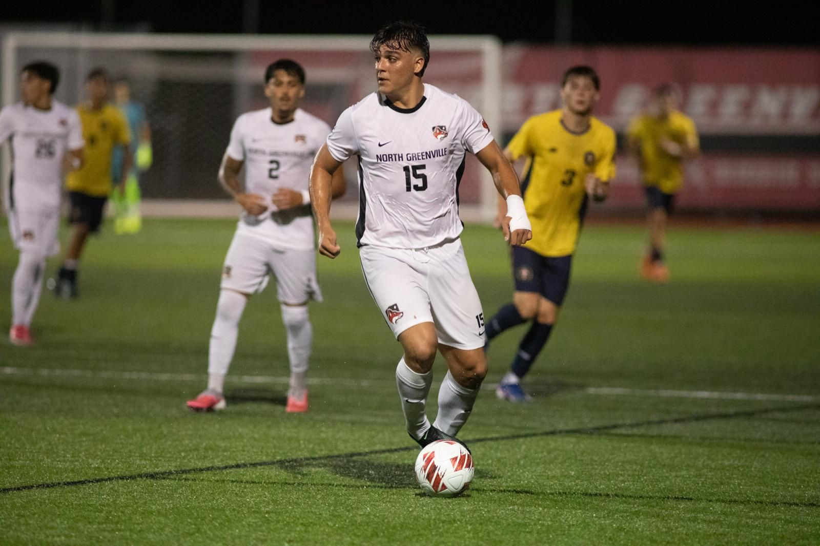 El vigués Pablo Valverde juega esta temporada en el North Greenville University, tras sumar dos campañas en el USC Union.