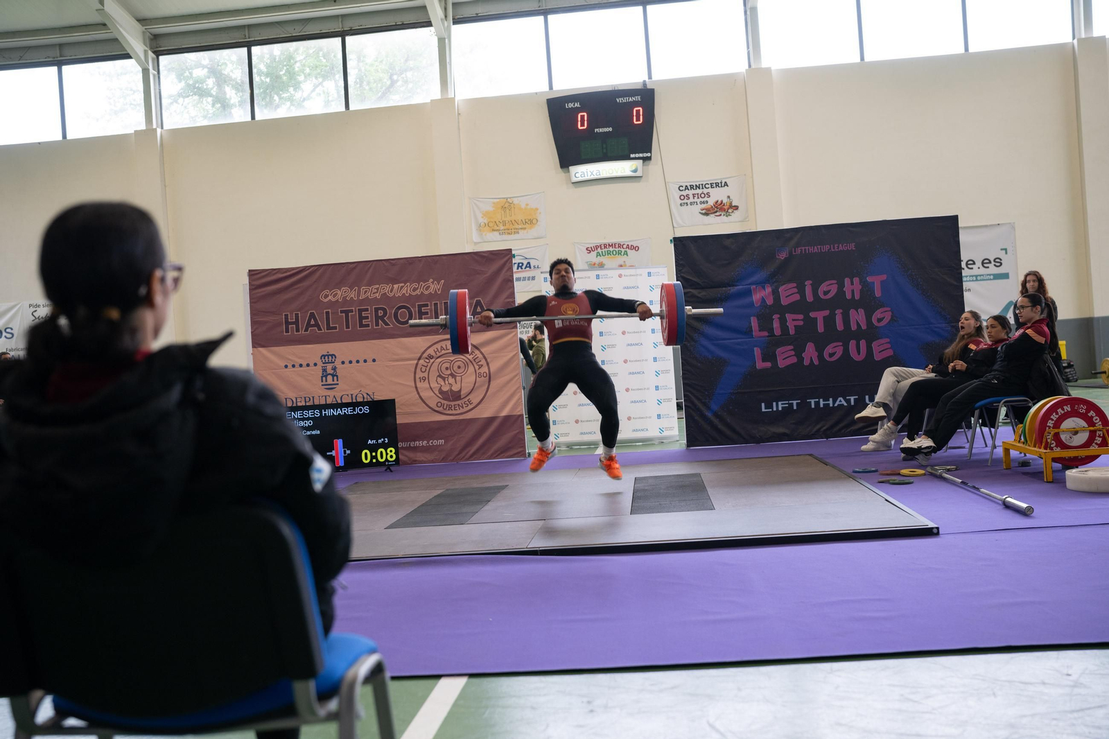 Galería | La halterofilia ourensana disputa la segunda jornada de la liga provincial