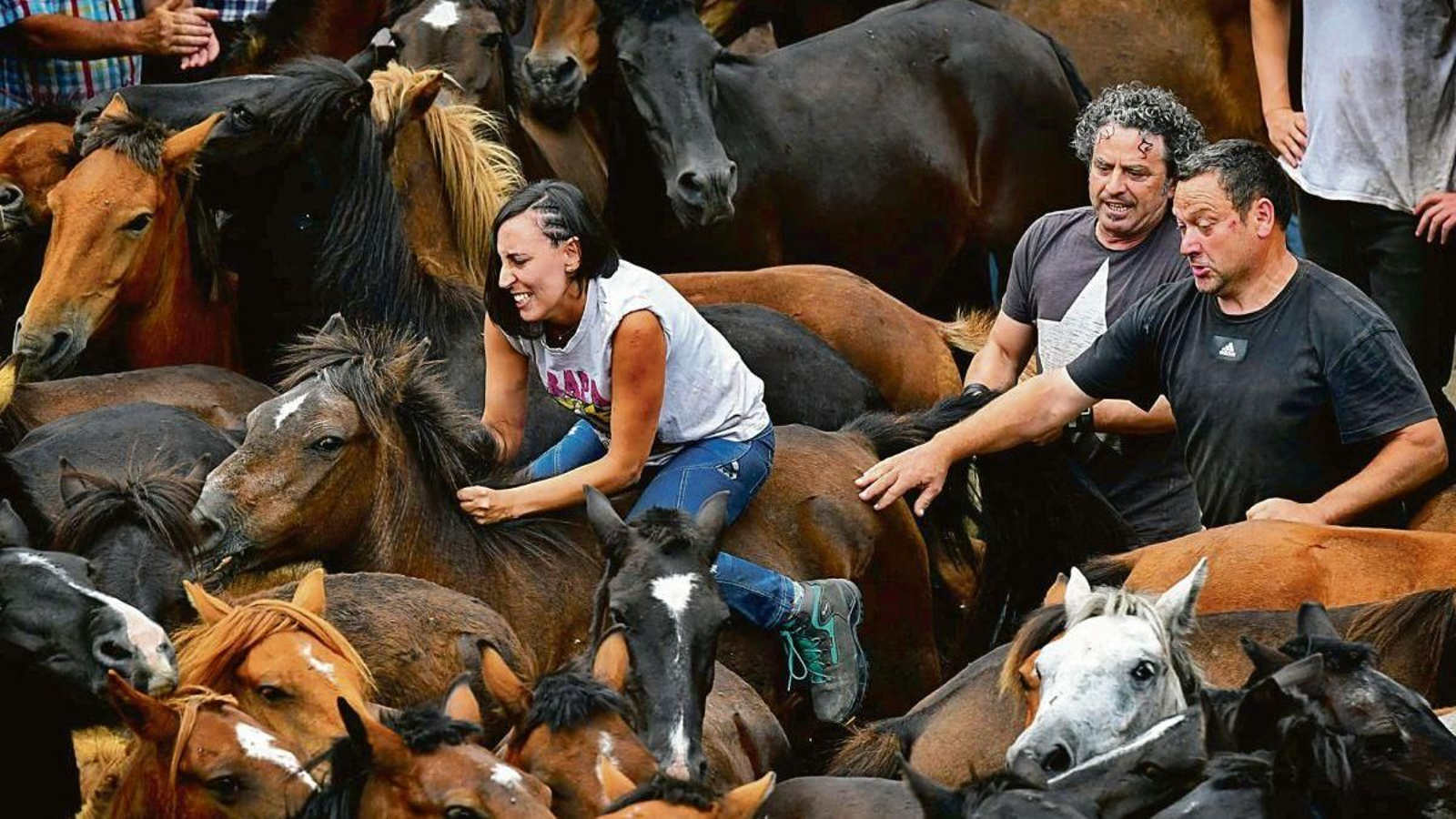 Ana Laura Iglesias celebró su cuarto curro como aloitadora en Sabucedo.