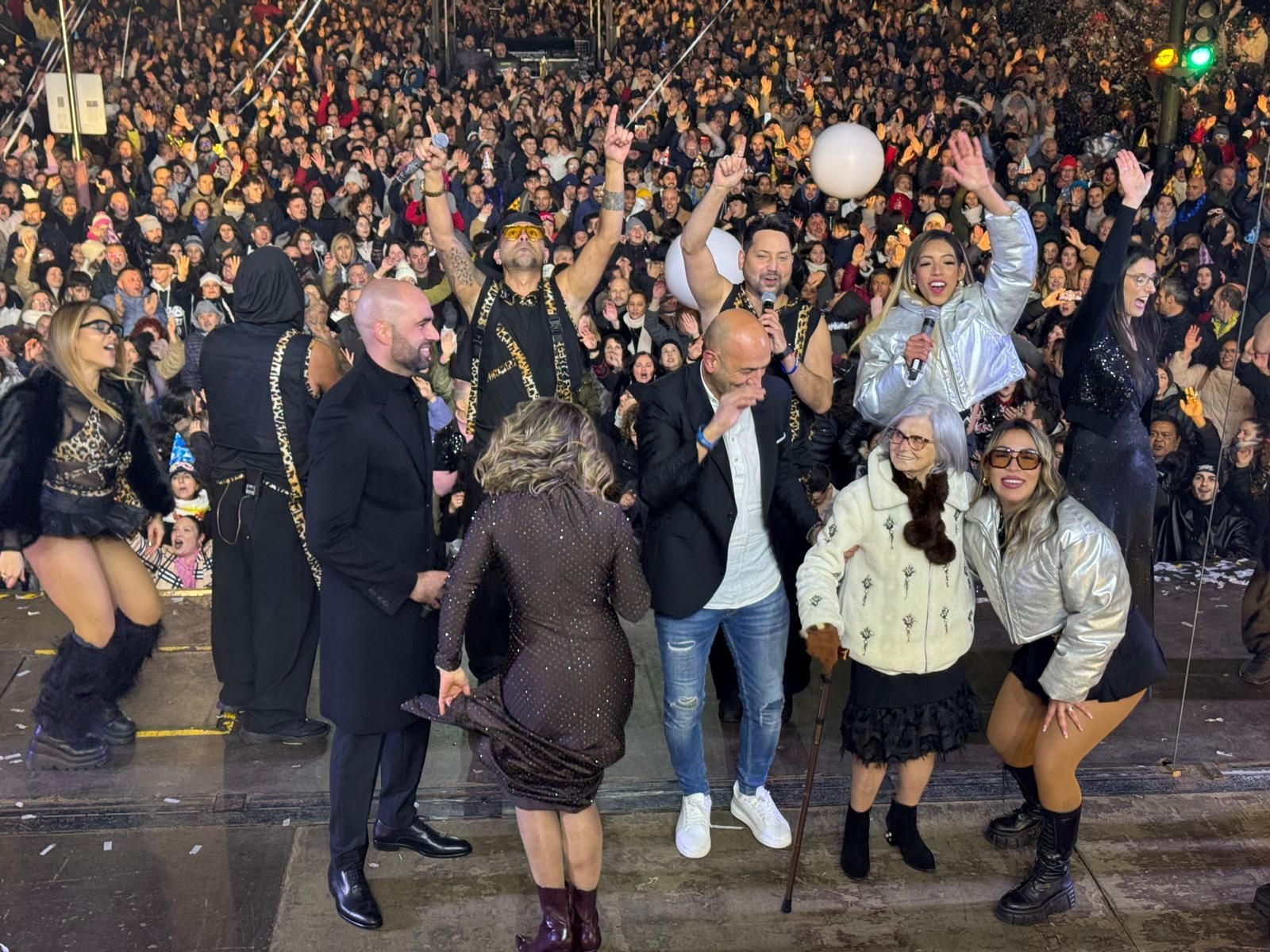 Galería | Pre Fin de Año en O Porriño con Claudio Giráldez y Fátima Pego