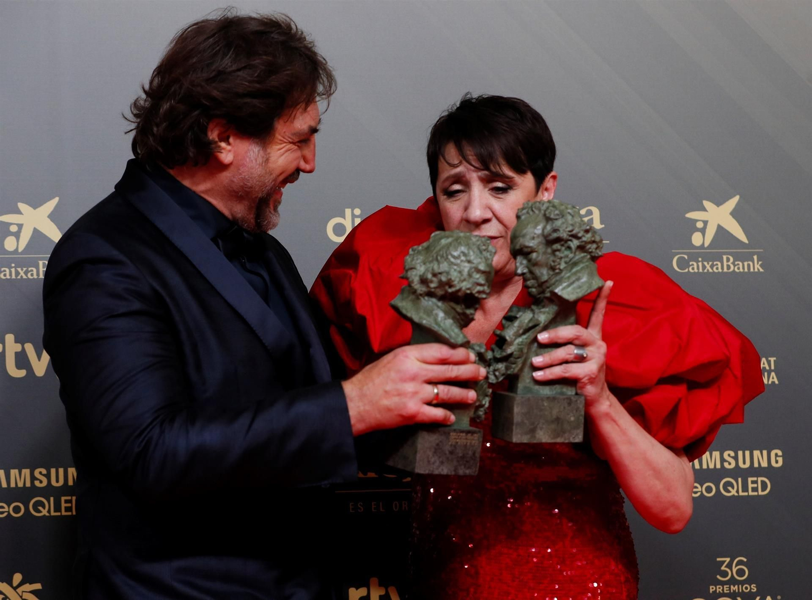 Las imágenes de los premiados en la gala de los Goya