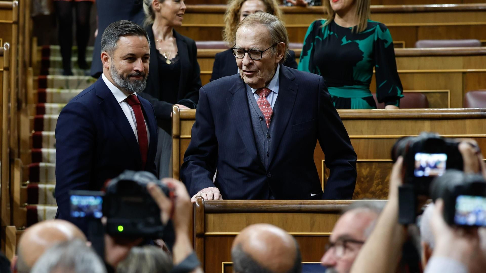 Segunda y última jornada de la moción de censura de Vox. // EFE