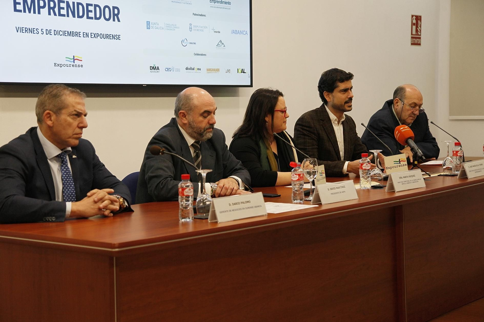 Dario Palomo, David Martinez, Marta Vazaquez, Jose MAria de la Torre y Rogelio Martinez