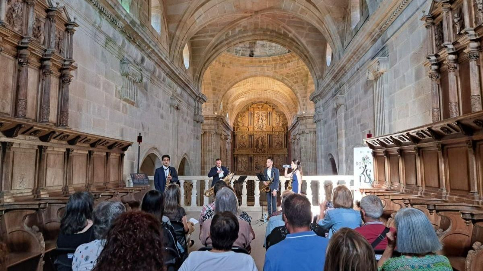 Concierto en el monasterio semanas atrás.