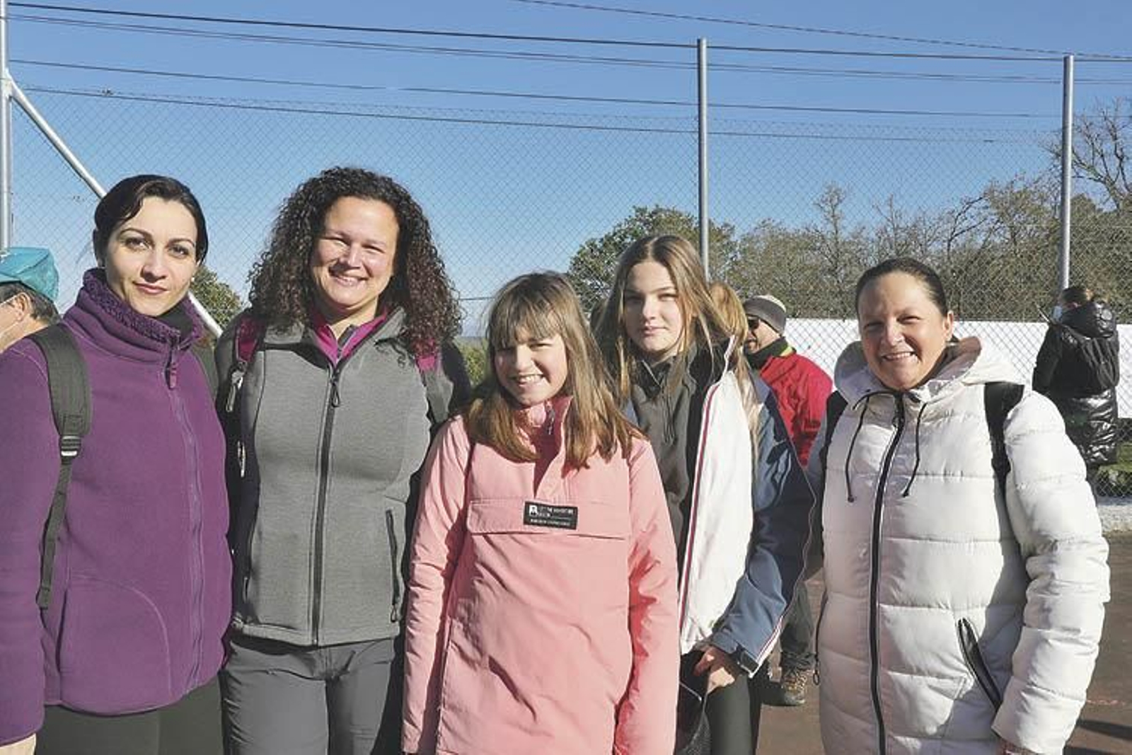 Vanessa, Natalí, Xiana, Uxía y Paula.