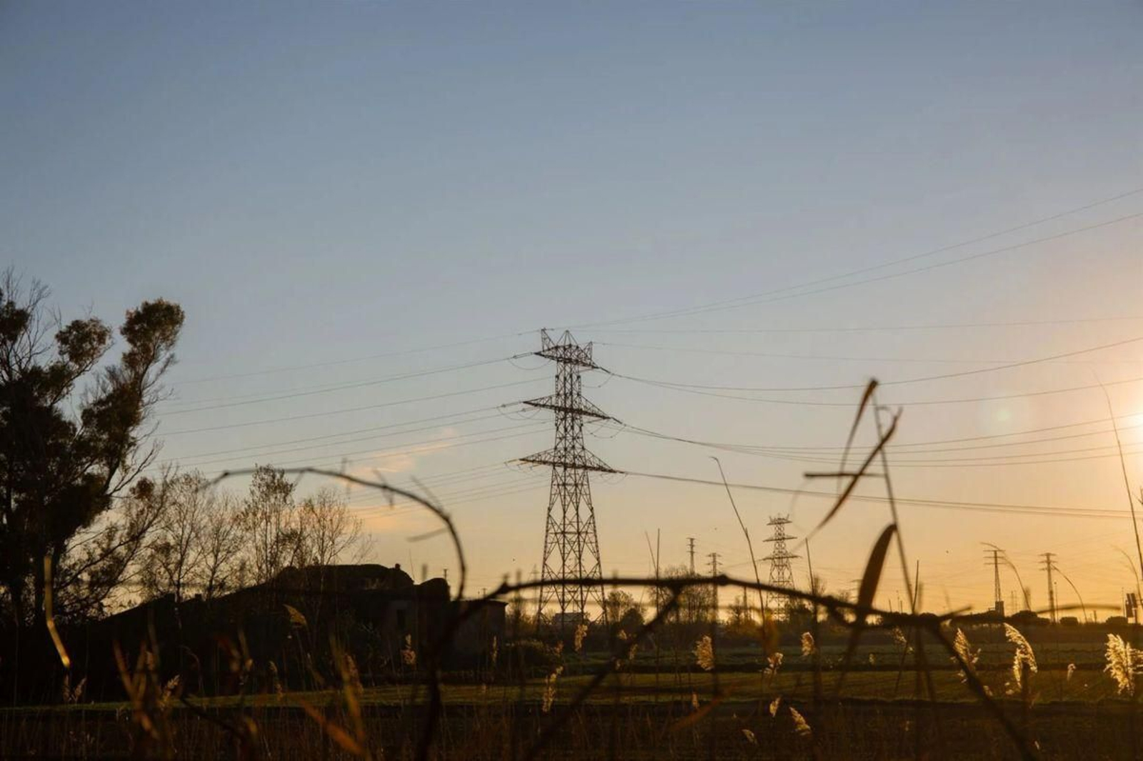Postes de luz de el País Vasco.