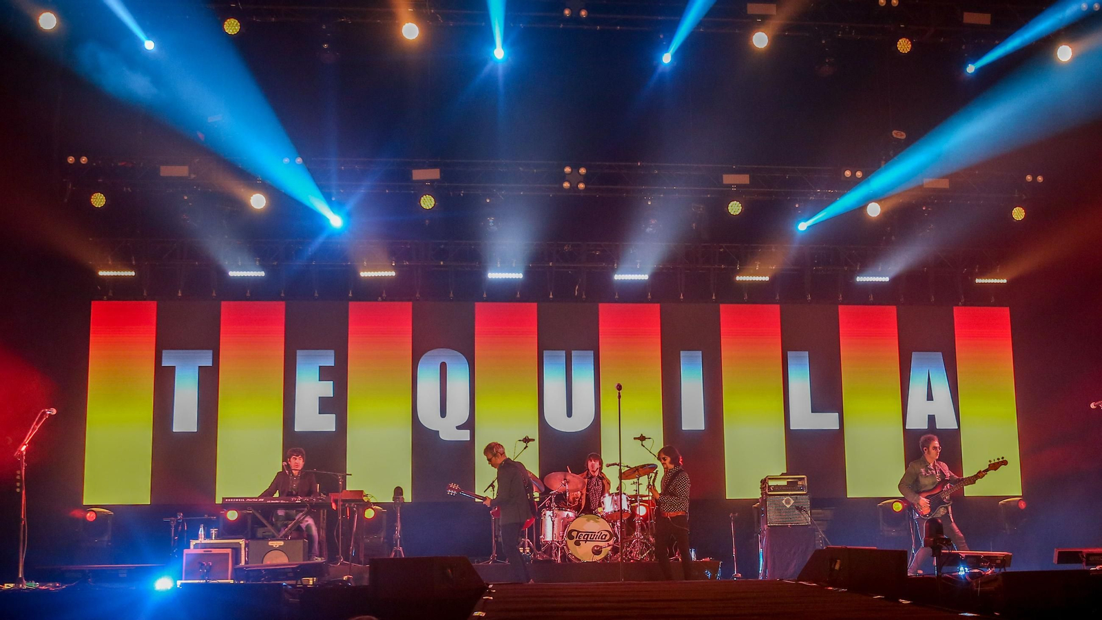 El grupo Tequila durante su concierto "Tequila, La Última Fiesta"