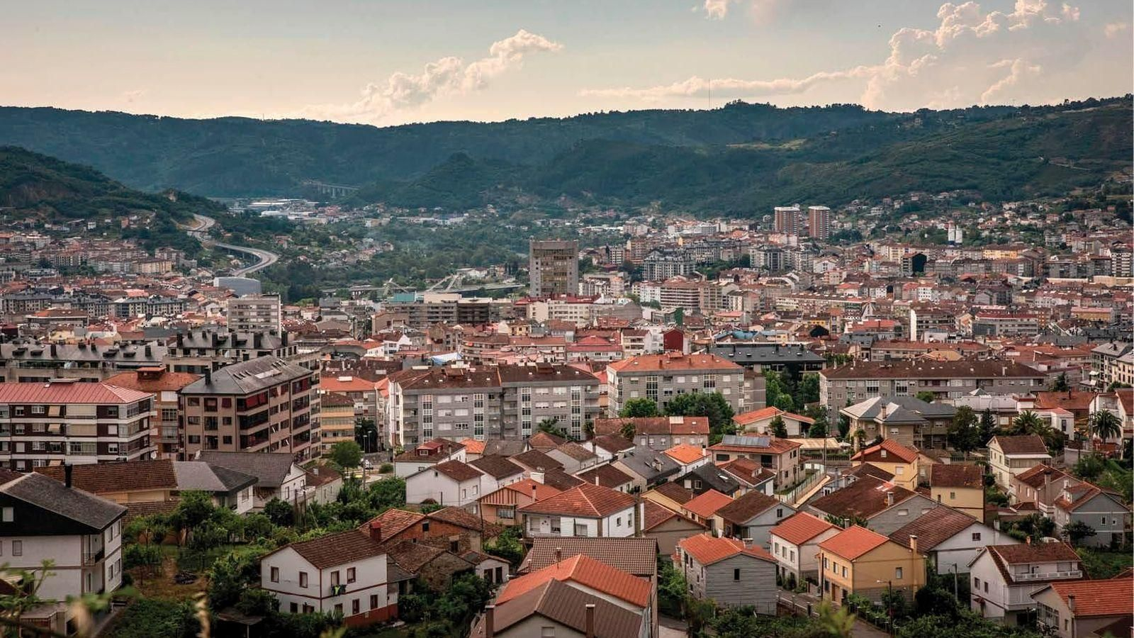 Imagen panorámica de la ciudad de Ourense