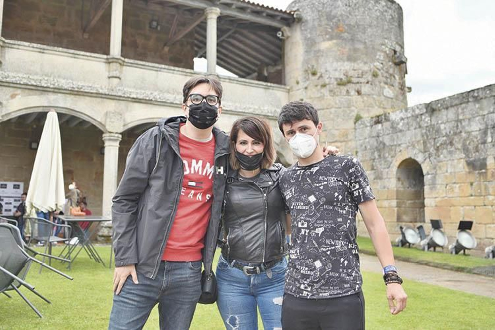 Boris, Noelia e Víctor.