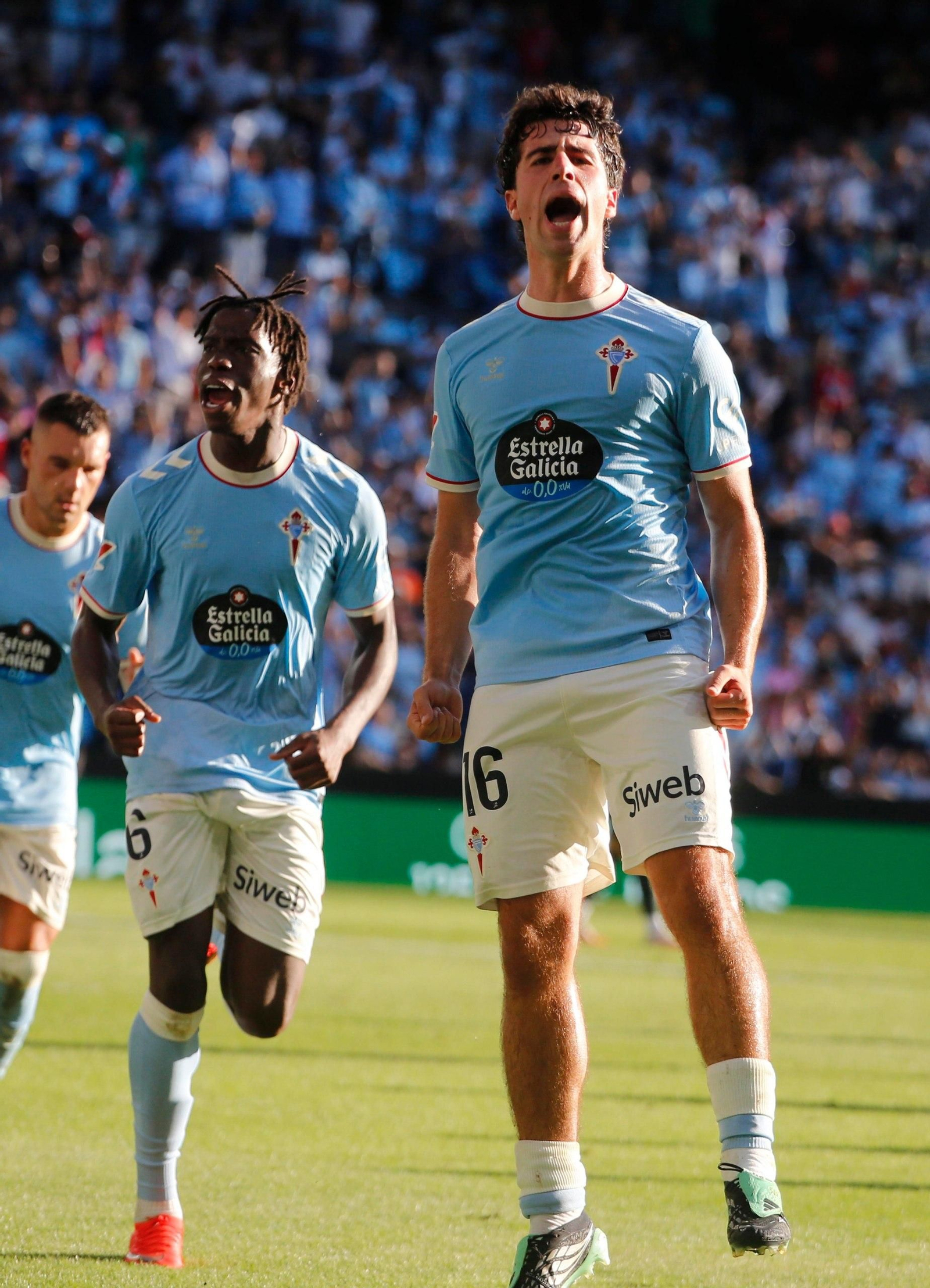 Galería | El partido entre Celta y Racing de Santander, en imágenes
