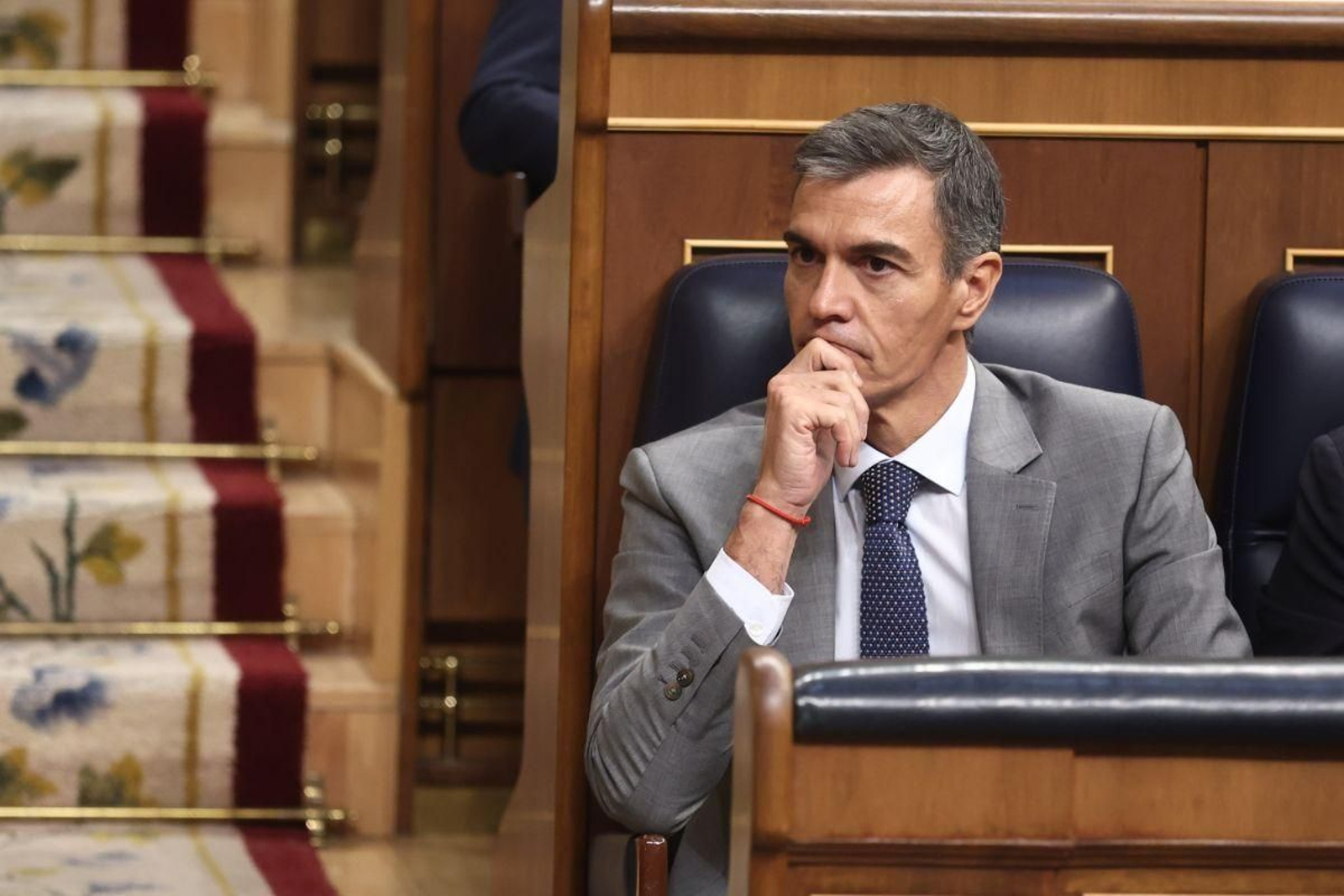 El presidente del Gobierno, Pedro Sánchez, durante la sesión plenaria.