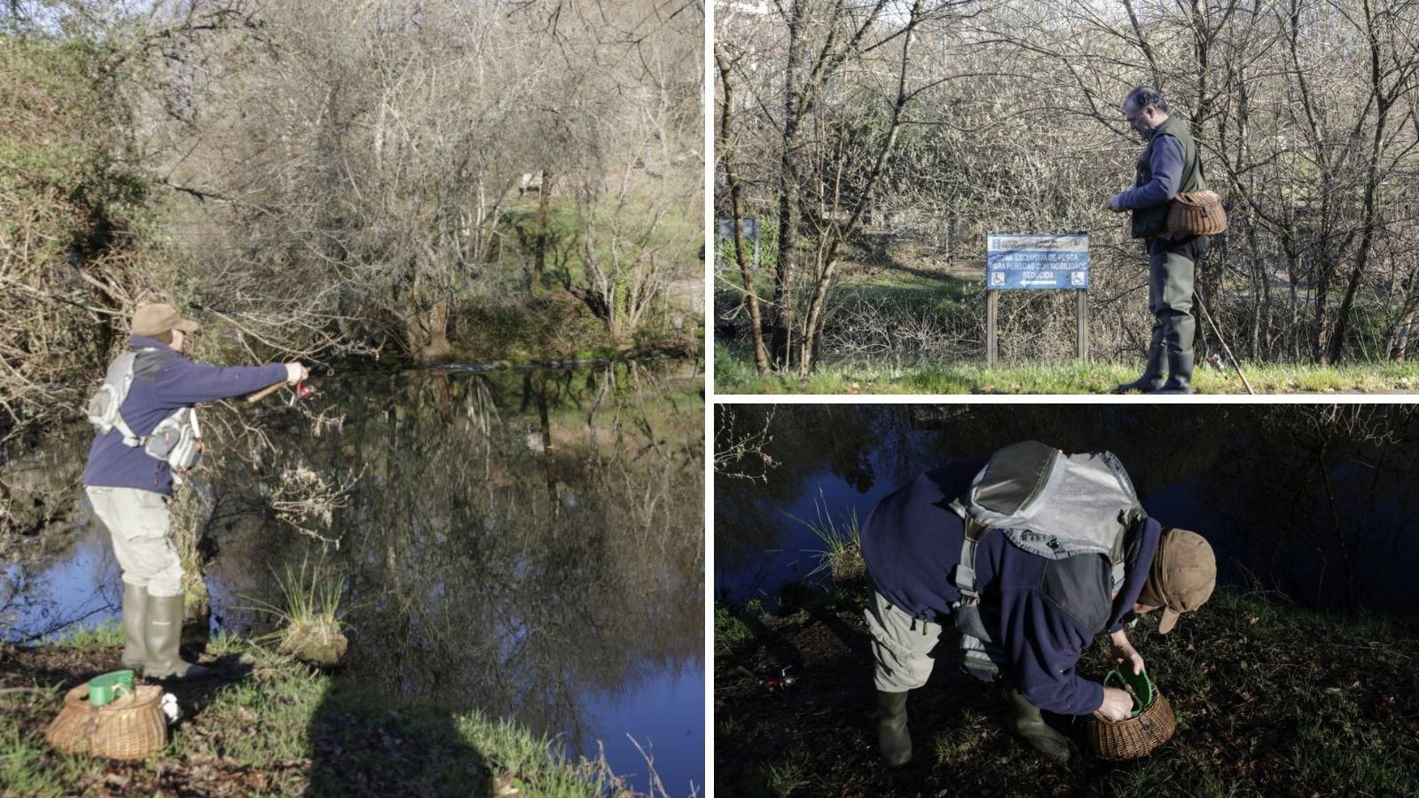 Estreno de temporada de pesca continental en Ourense.