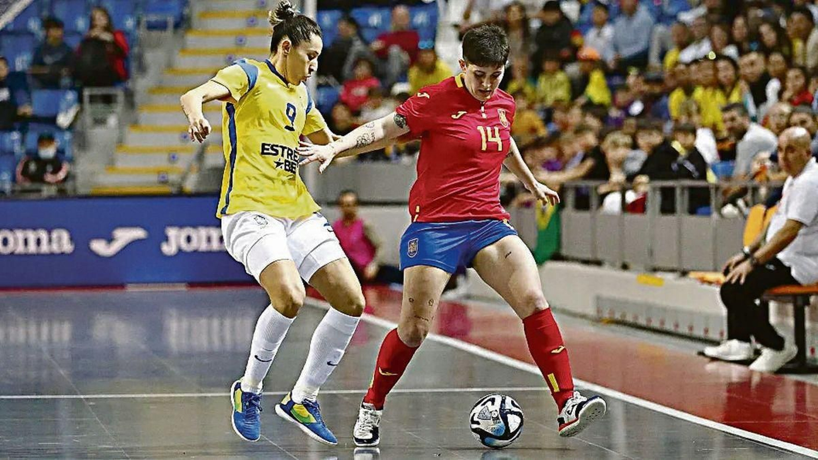 La otra semifinal (11:00) mide a la Argentina de Anita Ontiveros, jugadora del Estrela Futsal, frente a Portugal