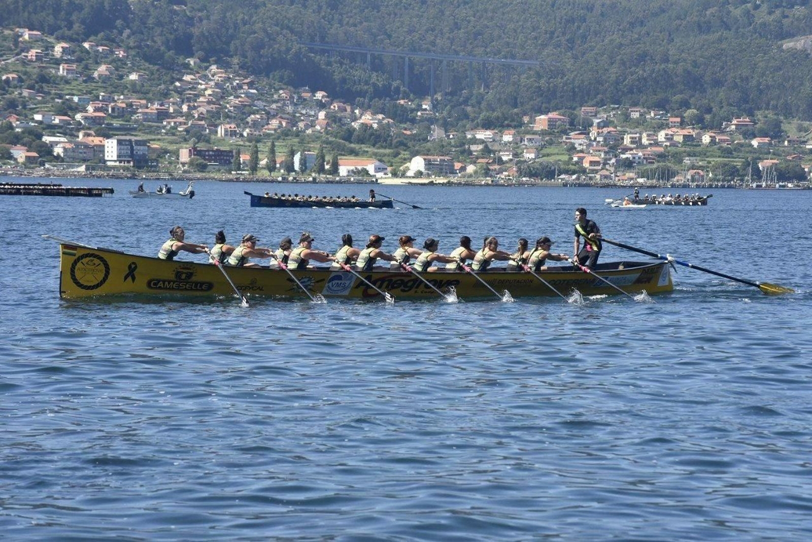 Traiñeiras en Redondela.