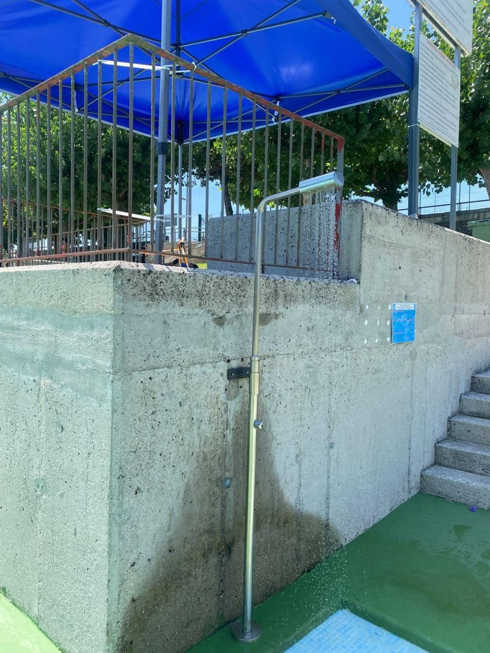 Desperdiciando agua