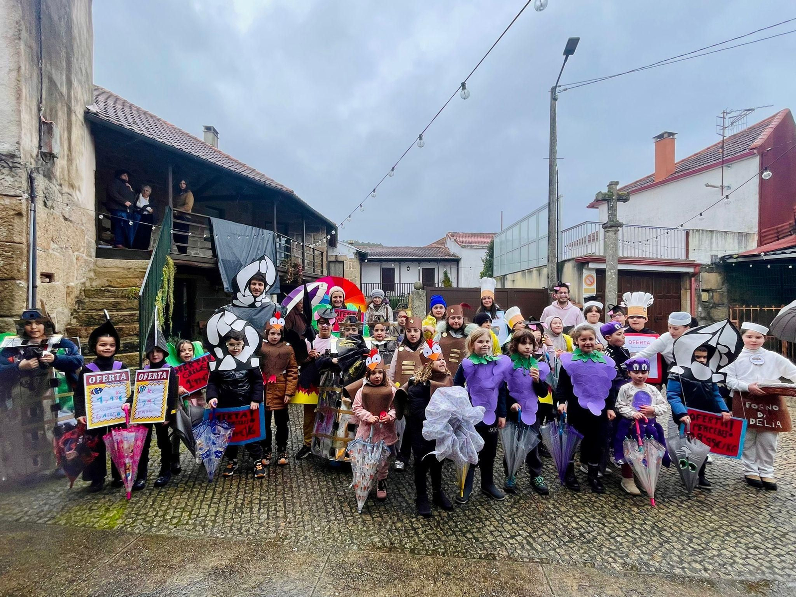 O Entroido no colexio de Cartelle