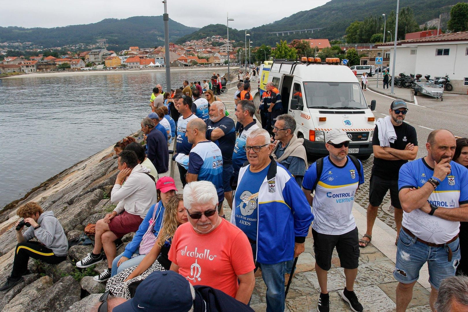 Bandera de Samertolameu de traineras.