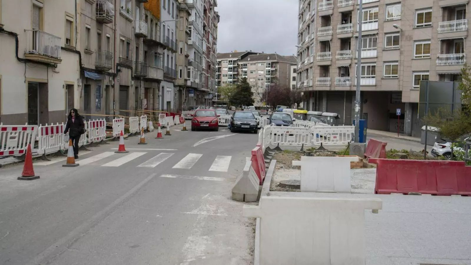 Las obras de la avenida de Portugal, paralizadas