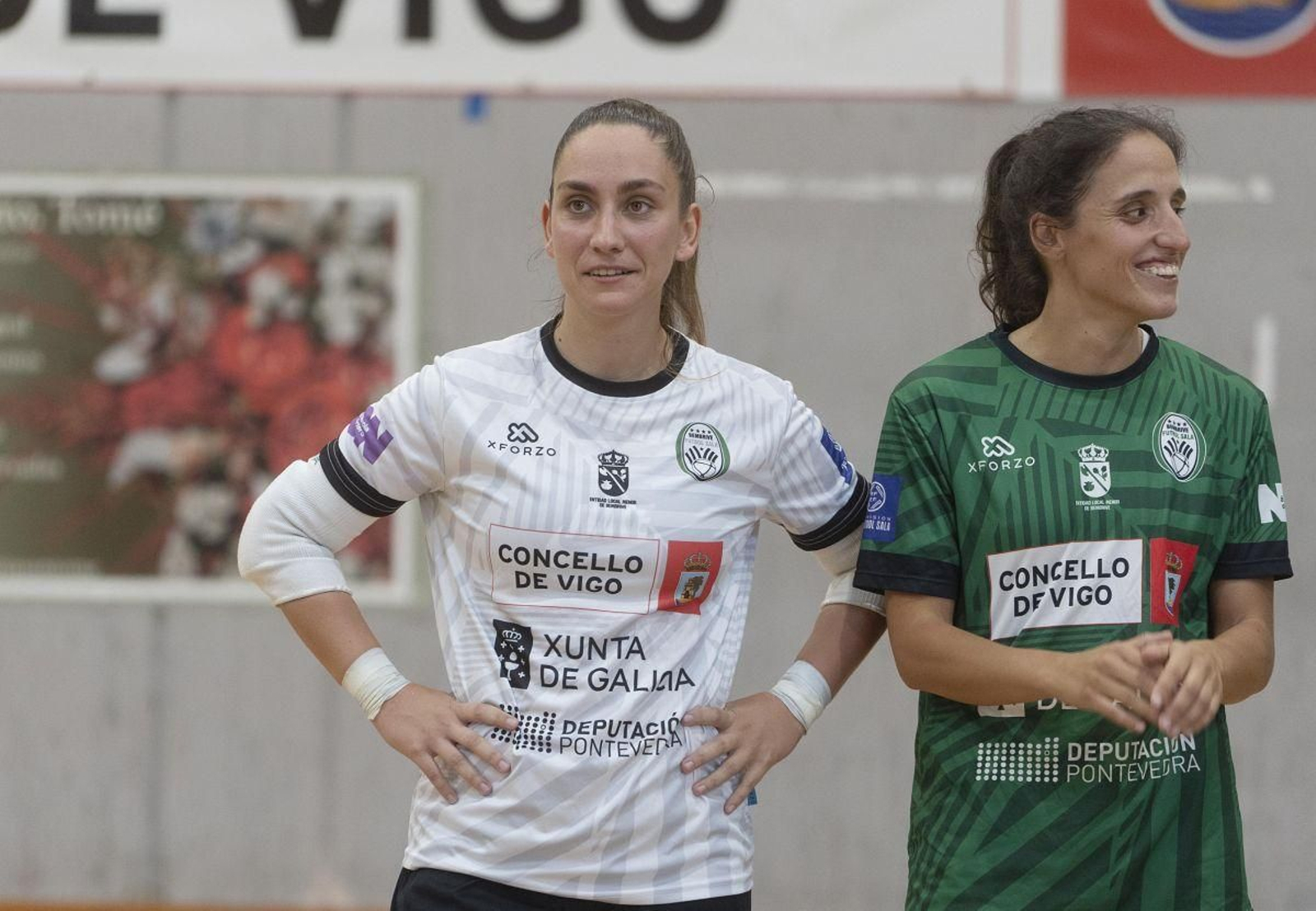 La portera Patri Arruti.