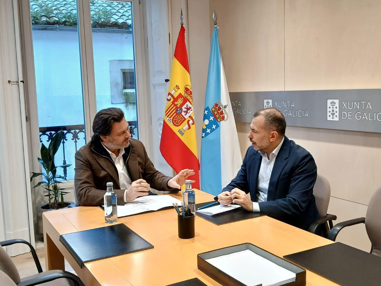 Miranda con Ramiro Rodríguez Bausero