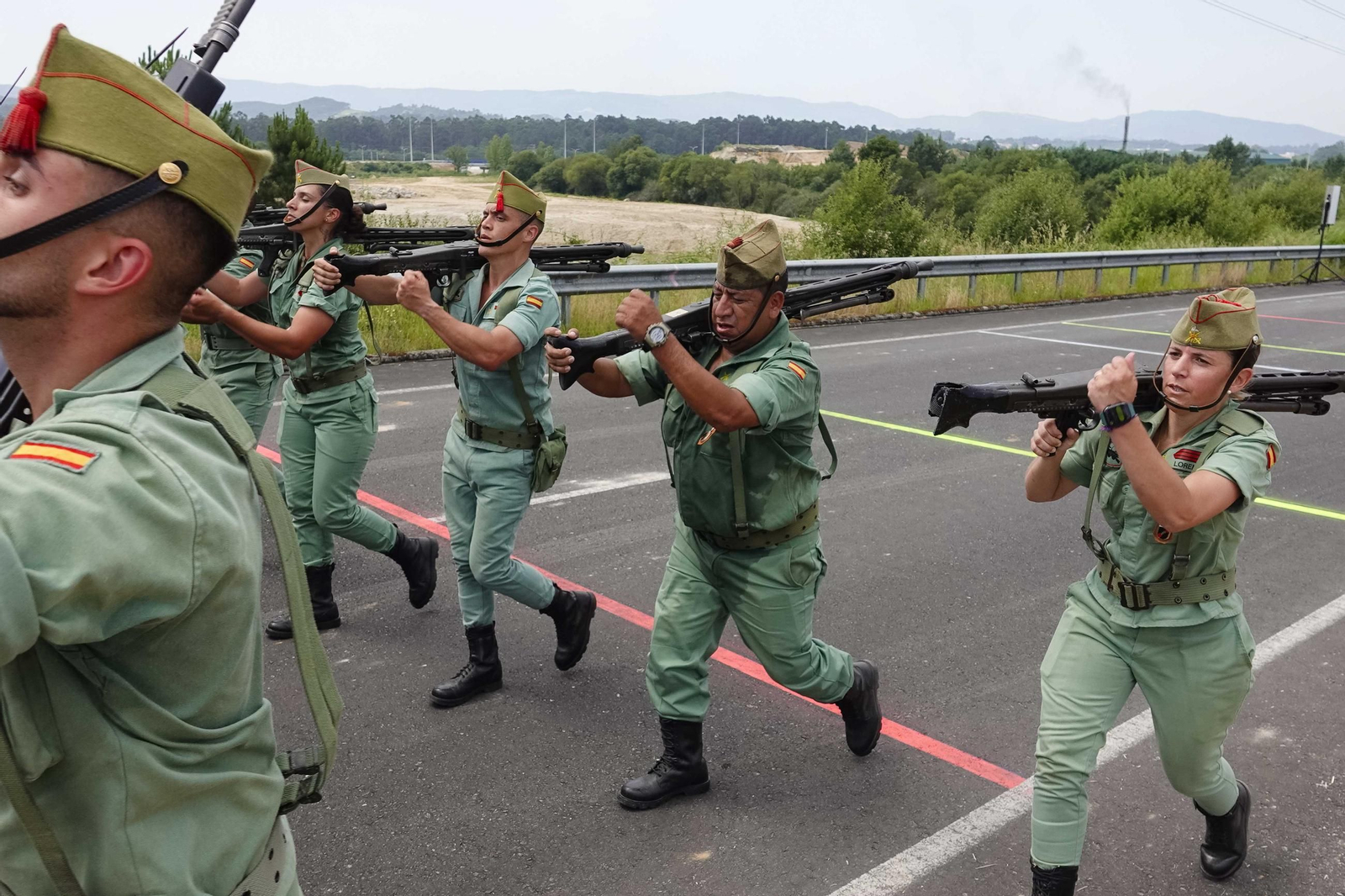 Galería | Ensayos para el acto central del Día de las Fuerzas Armadas en Vigo