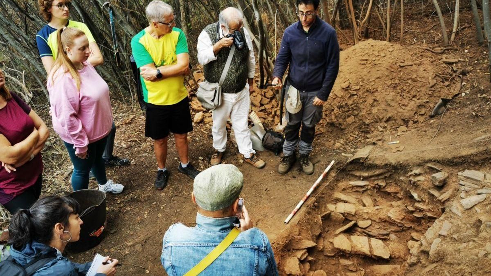 Excavación en el lugar de O Seixo.