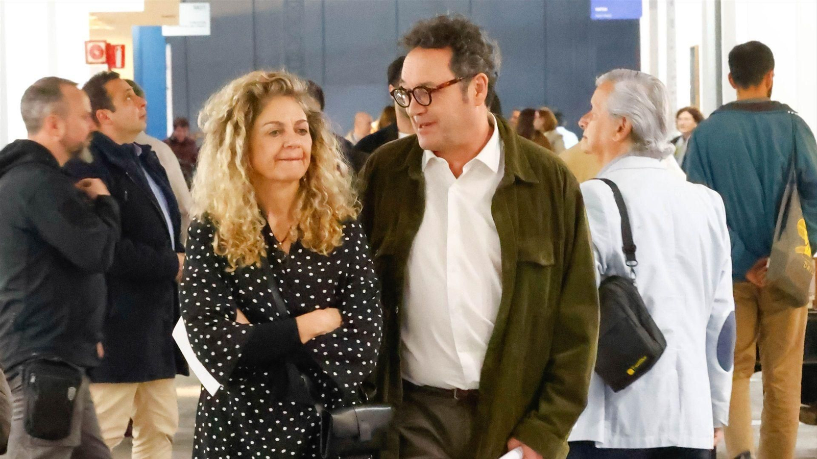 Pilar Fernández y Álvaro García Ortiz, exfiscal general del Estado.