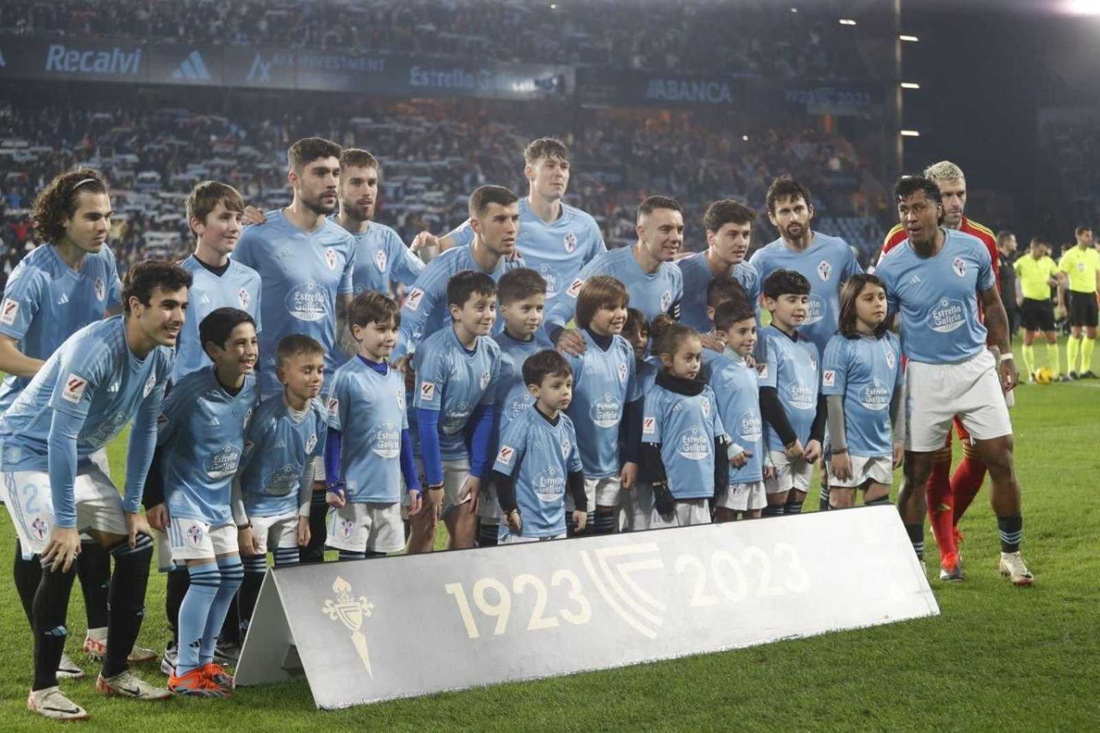 El once del Celta.