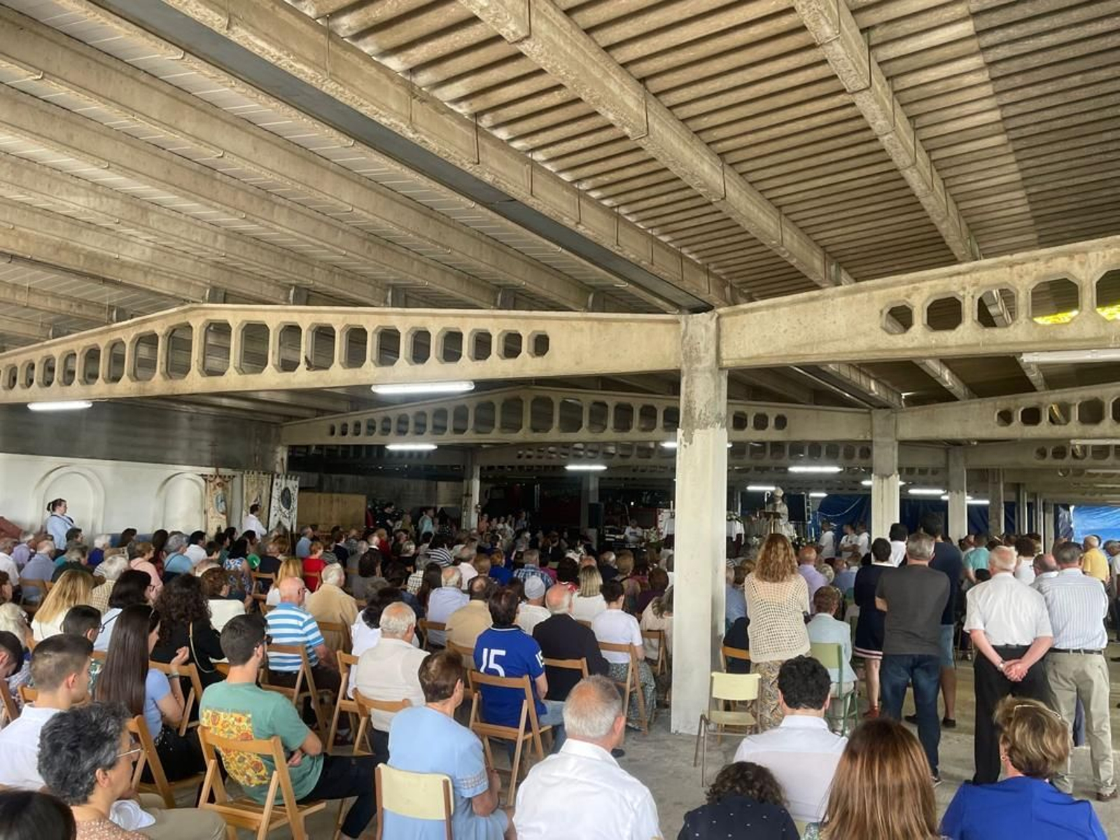 Numeroso público en las fiestas.