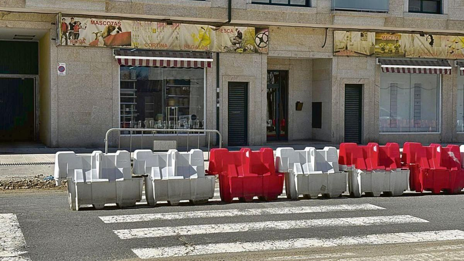 Avenida de Ourense en Xinzo