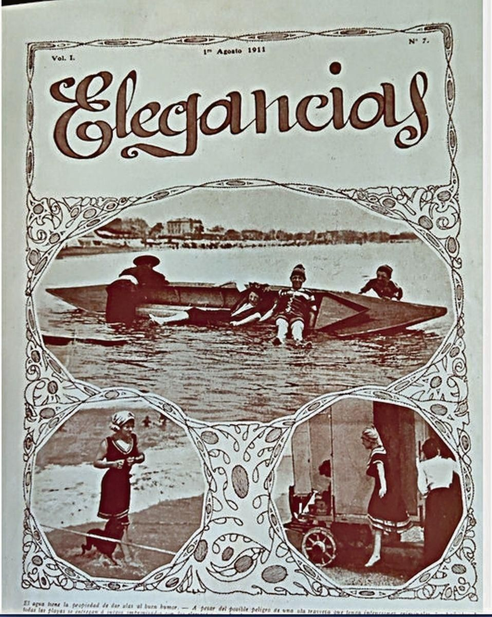 Elegantes hasta en la playa.