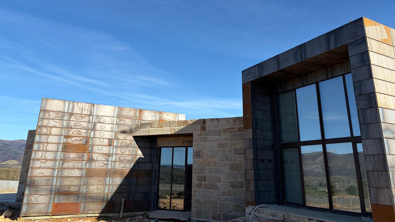 Diseño de la nueva bodega de Father 1943, en Vilamaior do Val (Verín).