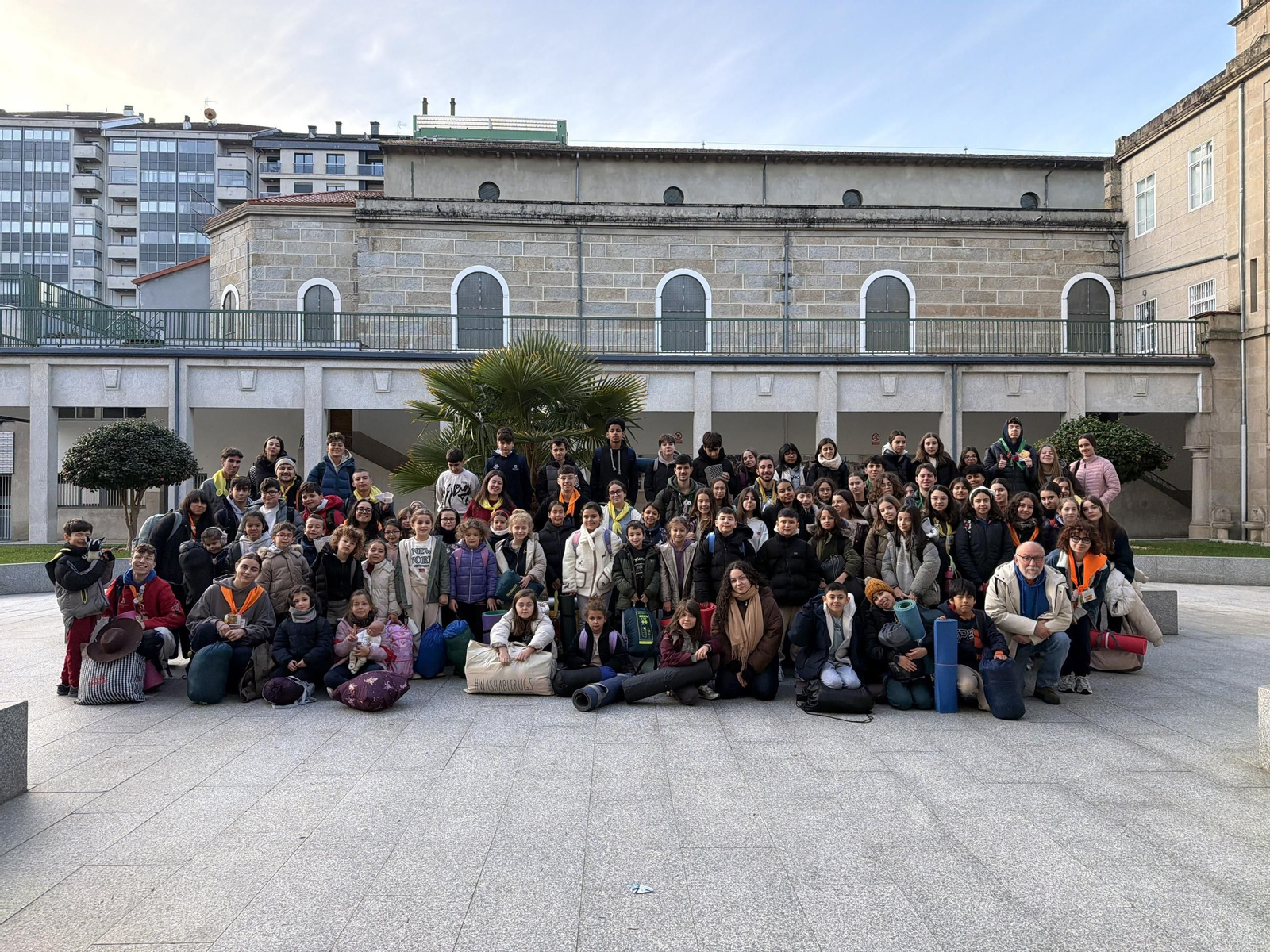 Foto de familia dos participantes