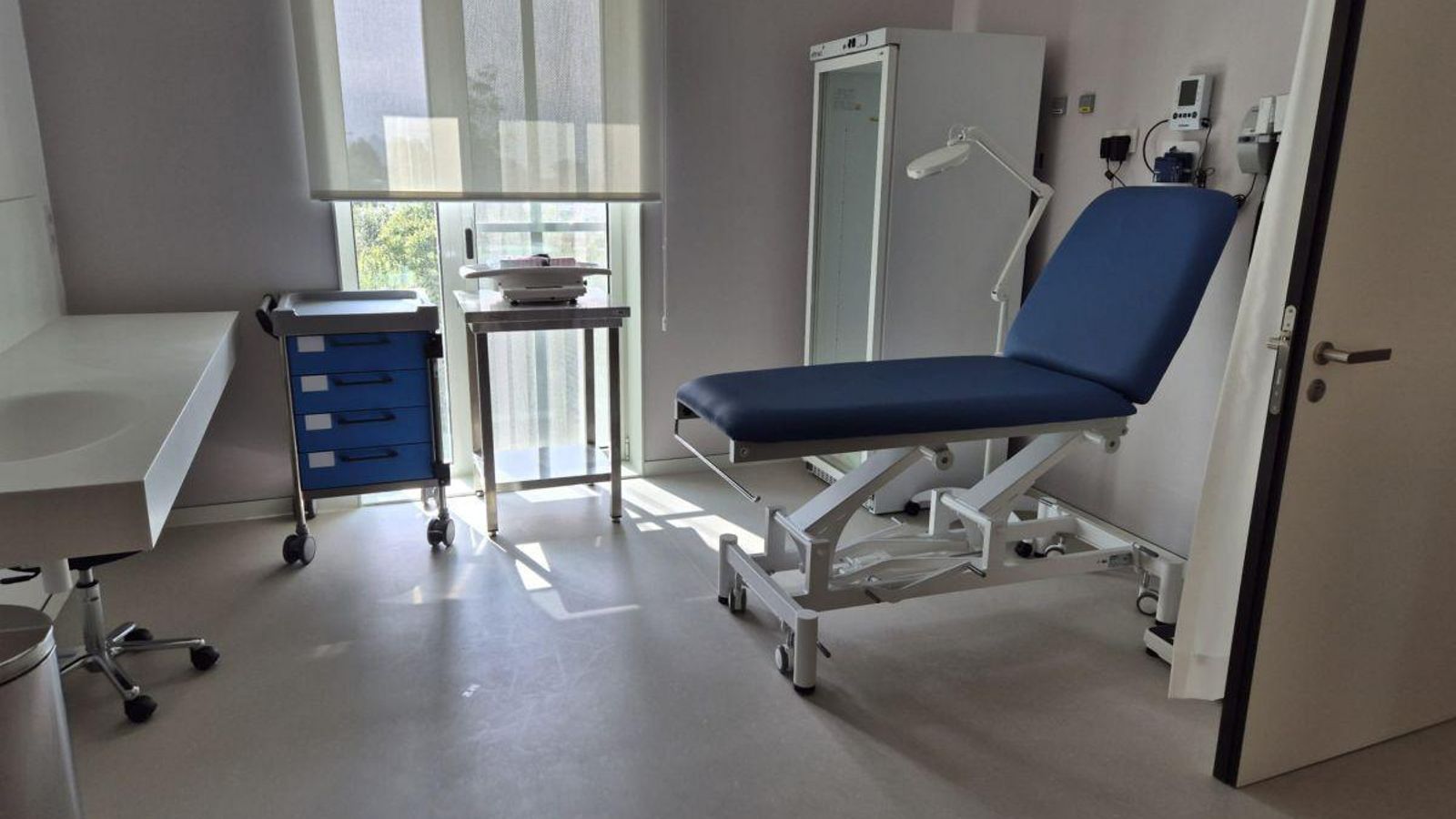Una de las consultas de enfermería del nuevo centro de salud.