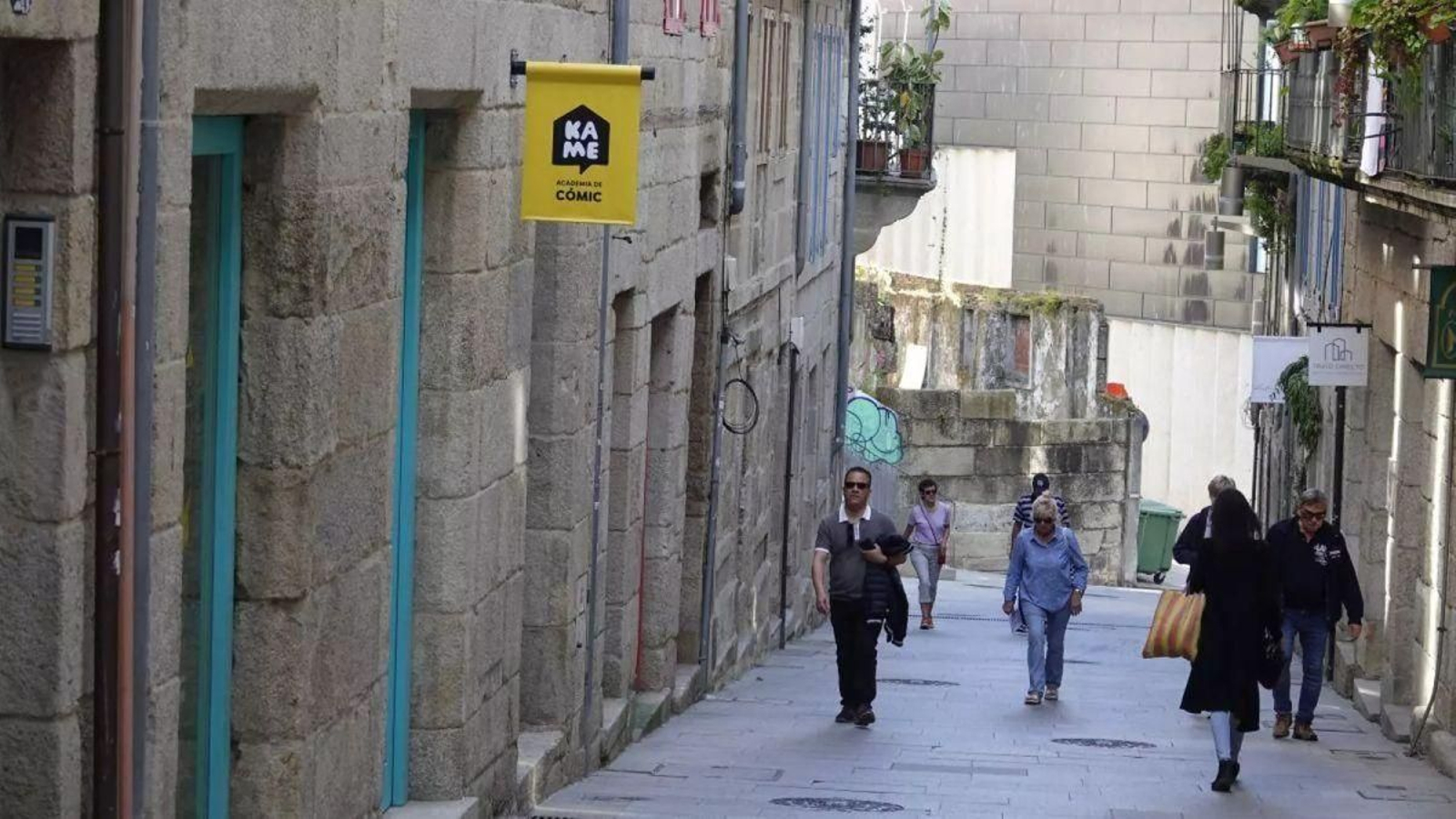 Calle Abeleira Menéndez, la primera del Casco Vello en contar con vivienda de promoción pública