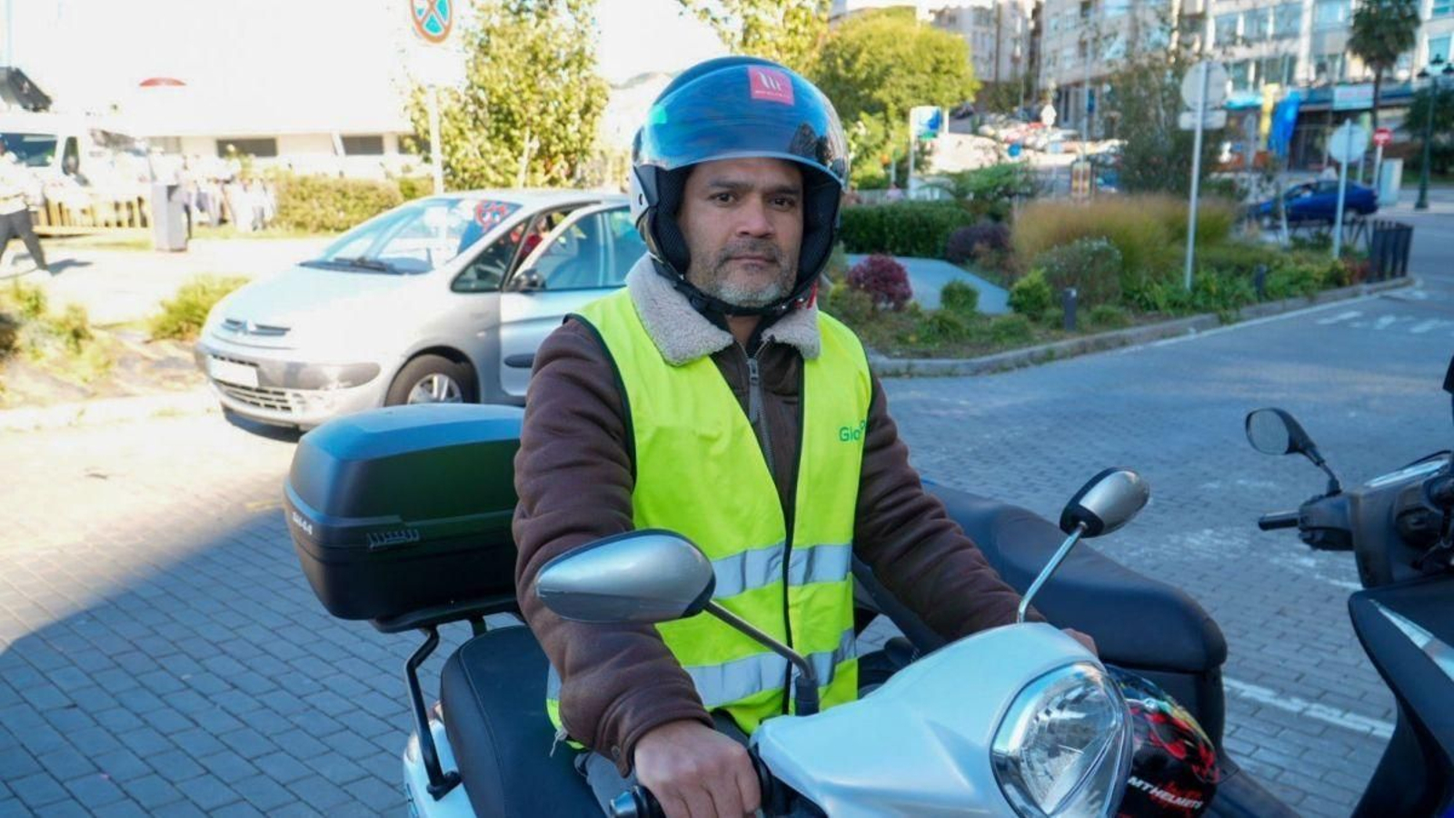 Fernando González, trabajador de Glovo y presidente del comité de empresa.
