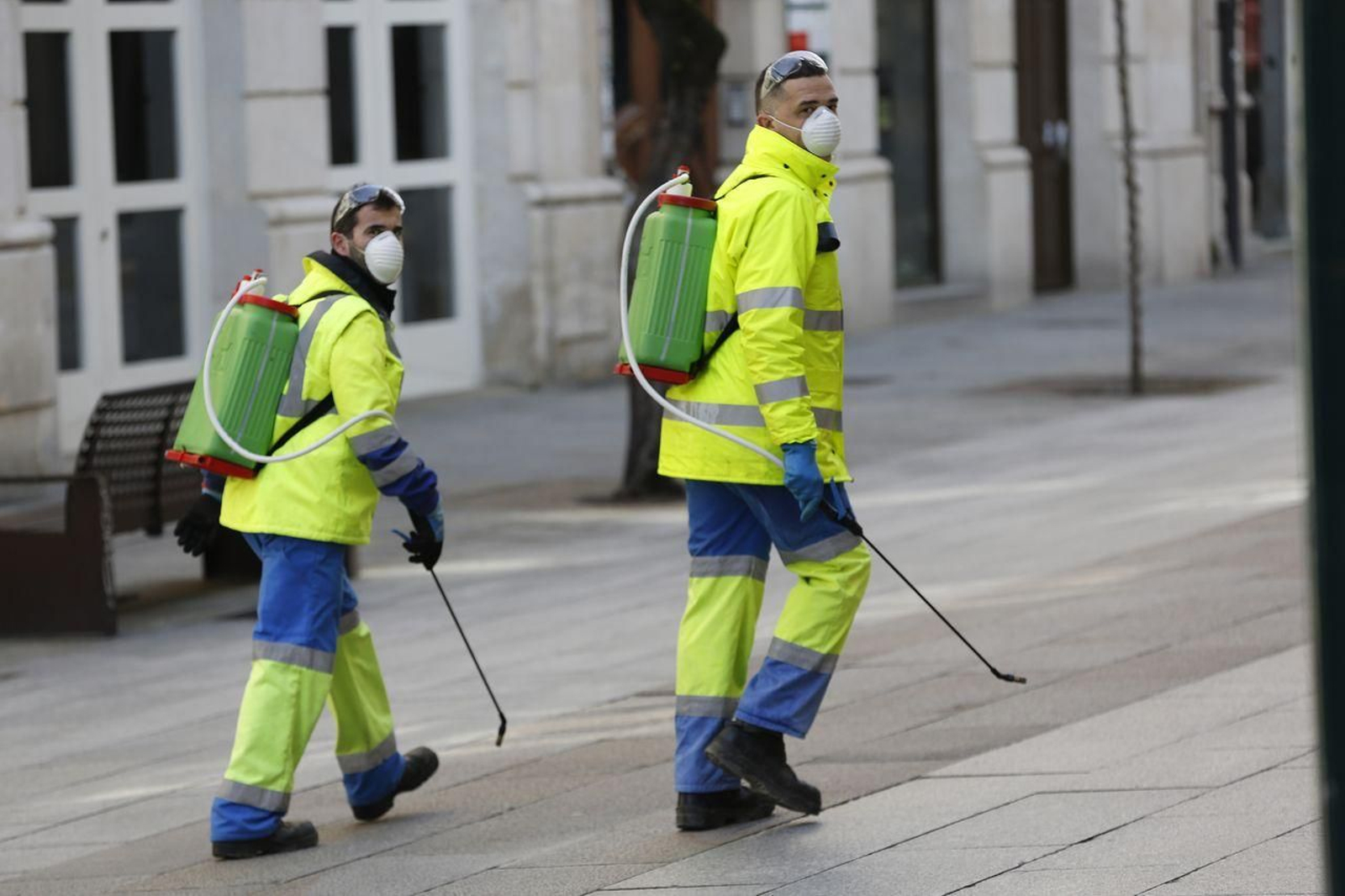 Ourense. 15/03/2020. 2º día de confinamiento en Ourense por el coronavirus.
Foto: Xesús Fariñas