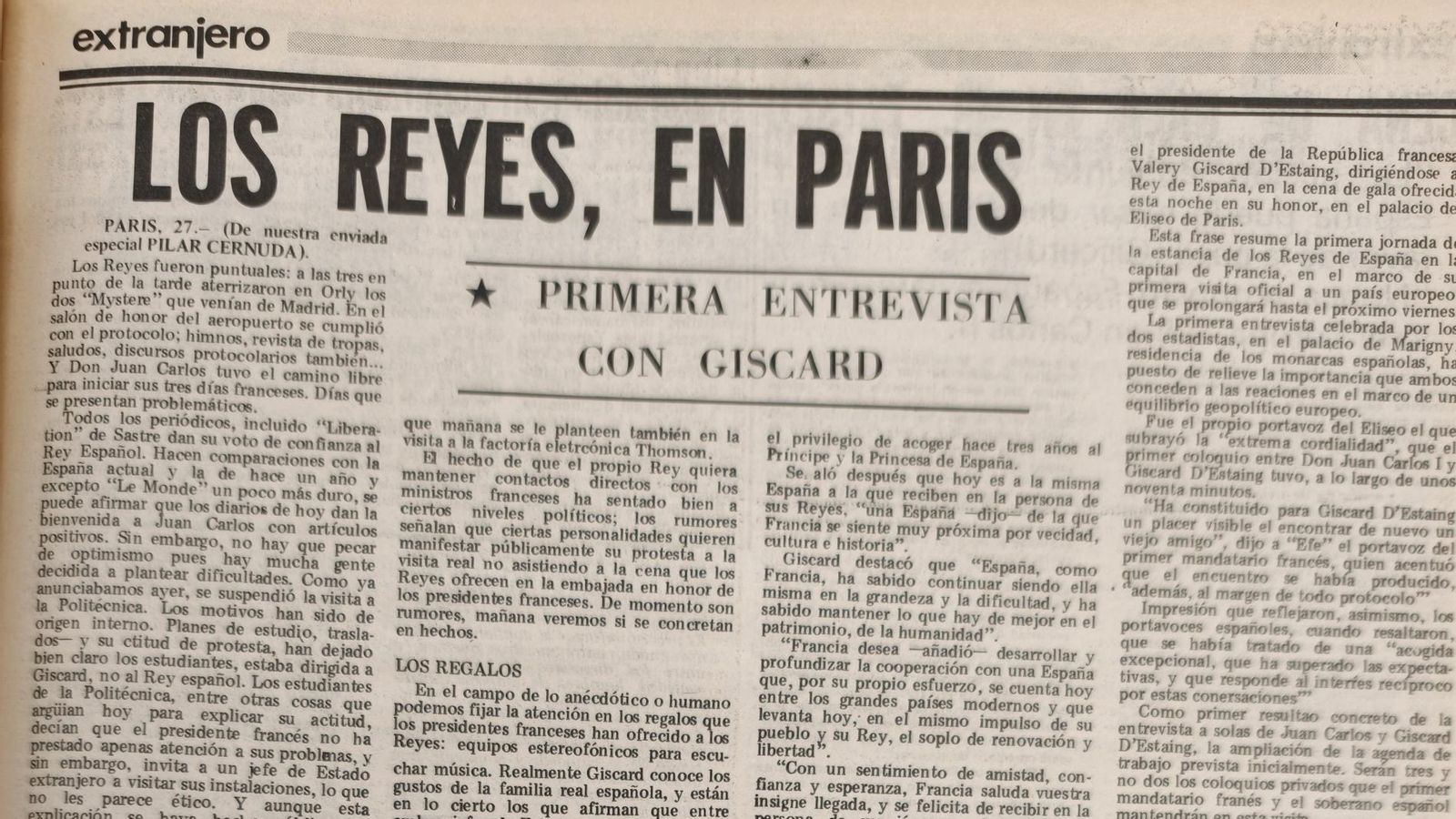 Histórica visita de los reyes de España a Francia