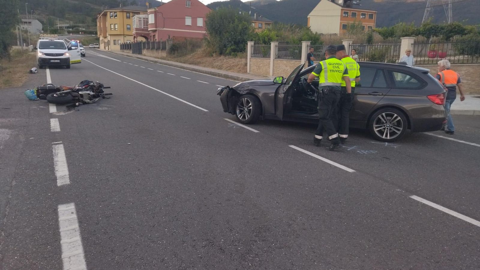 Investigación del accidente en A Rúa