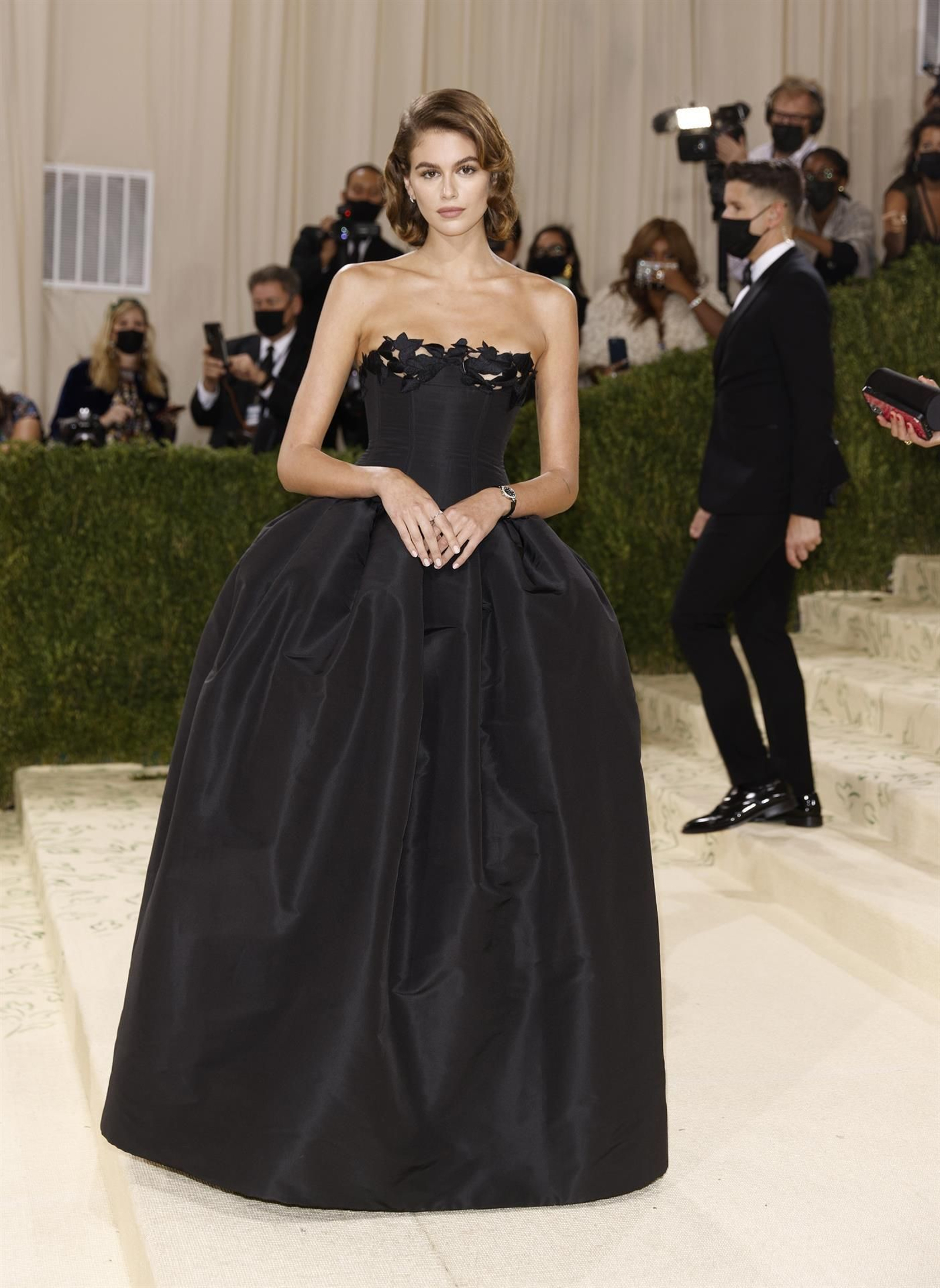 Kaia Gerber en al alfombra roja de la MET Gala 2021