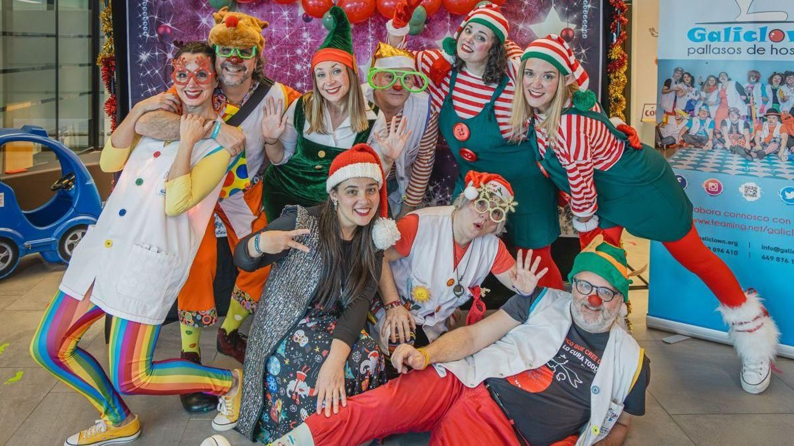 El colectivo Galiclown en el Álvaro Cunqueiro.