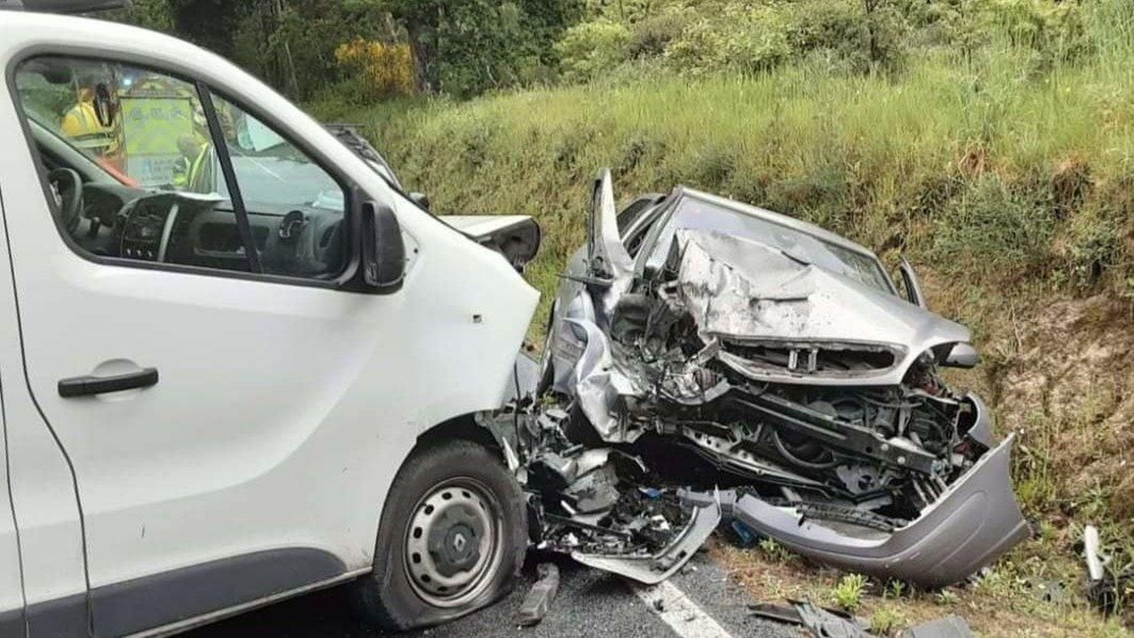 Accidente de tráfico en Ourense.