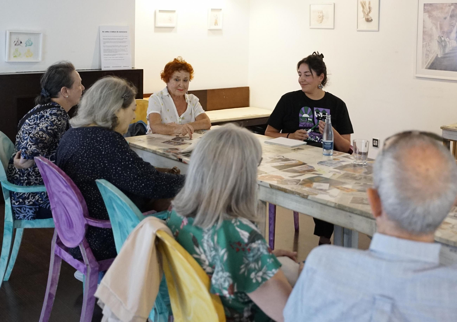 La presidenta de Derecho a Morir Dignamente, Isabel Blanco, ofreció una charla ayer en A Morada.