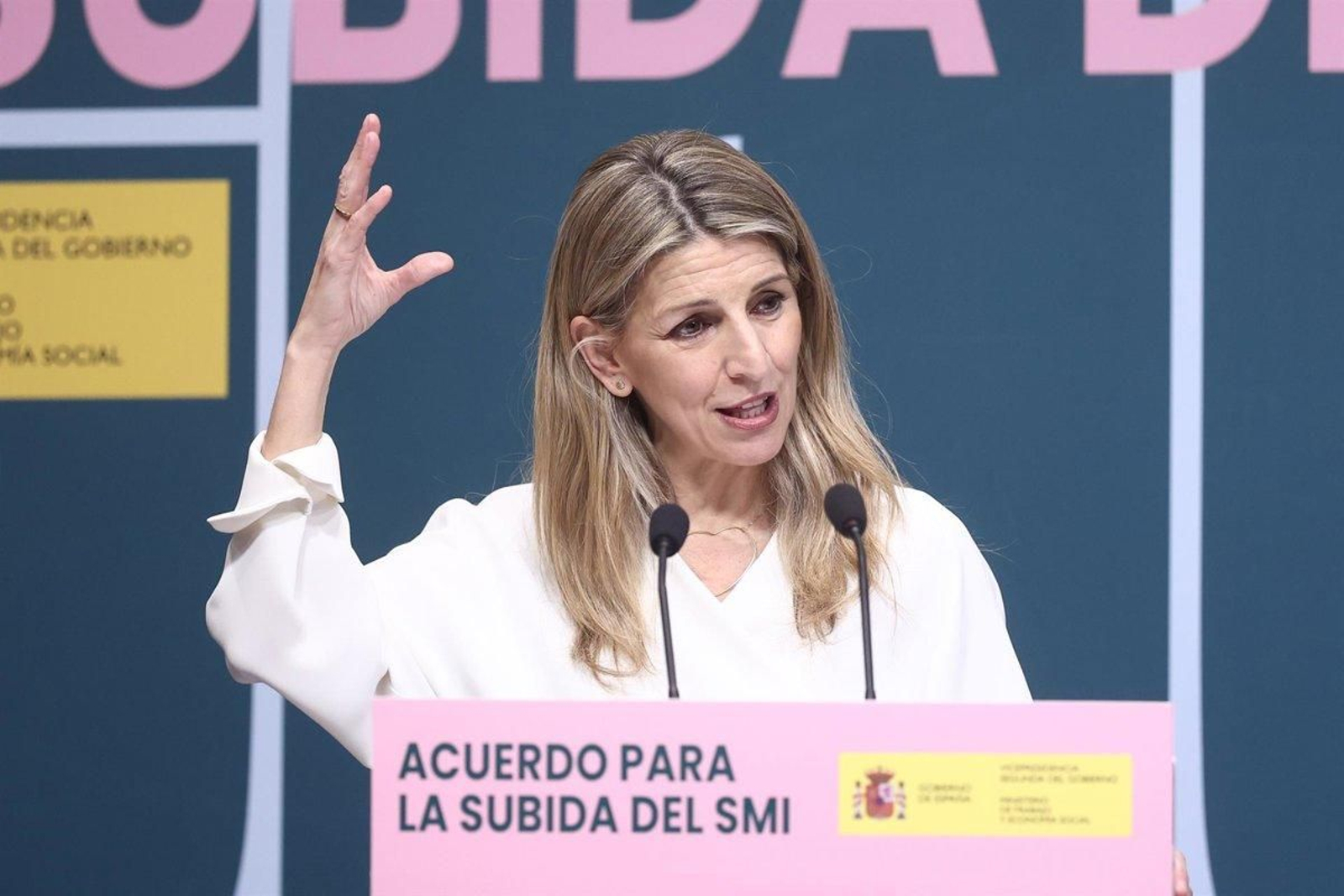 La vicepresidenta segunda y ministra de Trabajo y Economía Social, Yolanda Díaz.