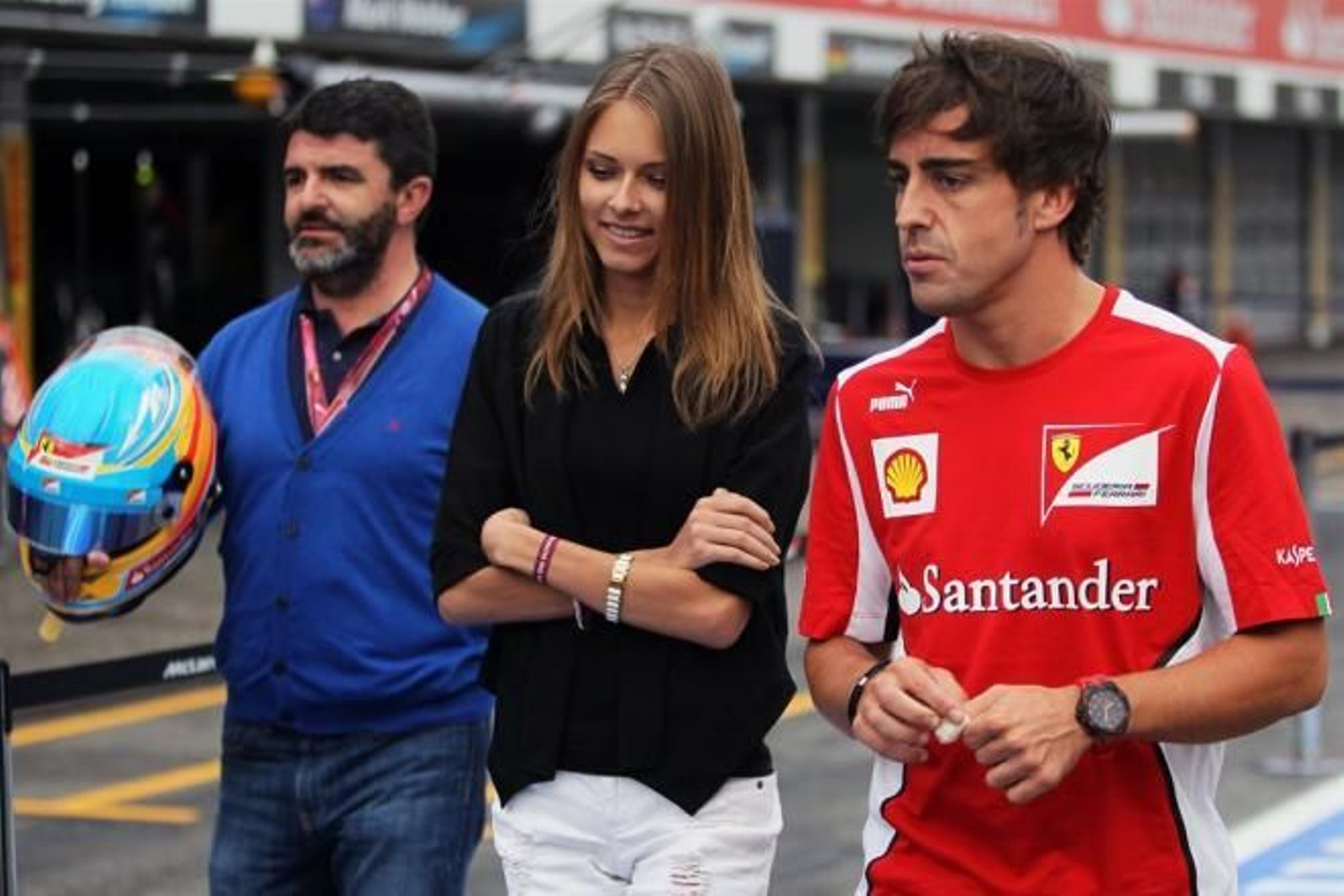 La modelo rusa Dasha Kapustina es la nueva novia de Fernando Alonso