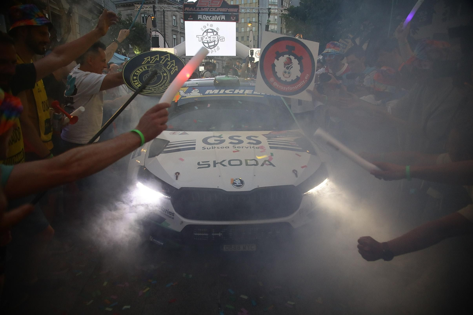 Galería | Arrancan los motores con la ceremonia de inauguración del Rally de Ourense, en fotos